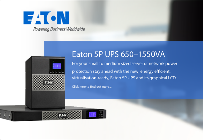 Eaton 5P UPS 650VA - 1550VA 1U Rackmount / Tower Backup Power