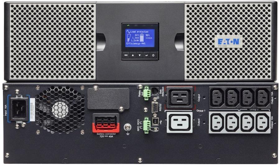 9PX3000IRTM Eaton 9PX 3000VA/3000W Online 3U Short Depth Rack/Tower Marine UPS Prouct Image 2