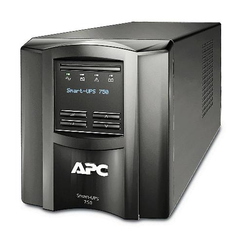 APC Smart-UPS, Line Interactive, 750VA/500W, Tower, 230V, 6x IEC C13 outlets, SmartConnect Port+SmartSlot, AVR, LCD