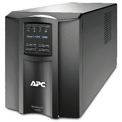 APC Smart-UPS, Line Interactive, 1000VA/700W, Tower, 230V, 8x IEC C13 outlets, SmartConnect Port+SmartSlot, AVR, LCD