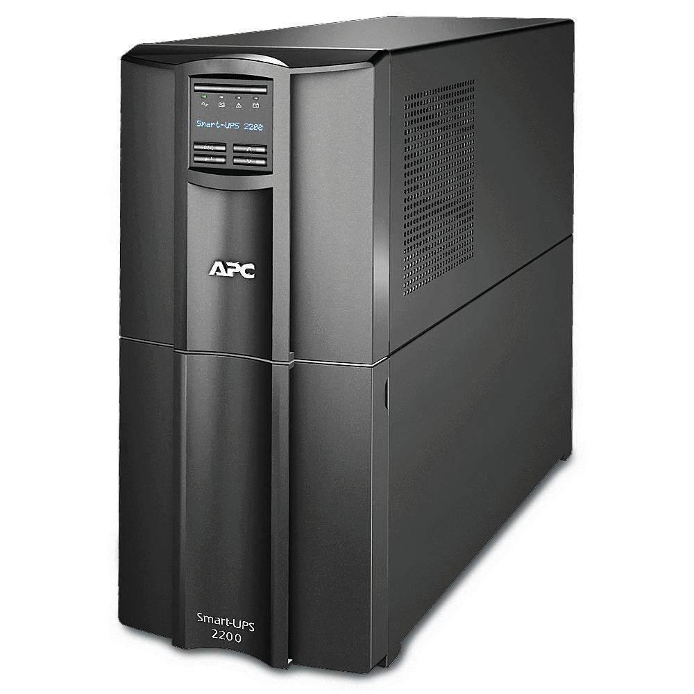 SMT2200IC APC Smart-UPS, Line Interactive, 2200VA/1980W, Tower, 230V, 8x IEC C13+2x IEC C19 outlets, SmartConnect Port+SmartSlot, AVR, LCD Prouct Image 1