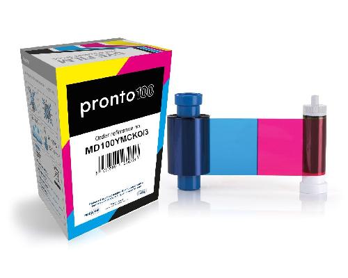 Magicard Pronto 100 Colour Ribbon - 100 Prints (MD100YMCKO)