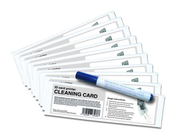 E9100 Magicard Pronto 100 E9100 Cleaning Kit (10 cards, 1 pen) Prouct Image 1